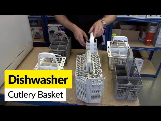 How to replace a dishwasher cutlery basket
