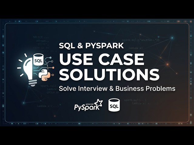 Learn SQL & PySpark | Use Case Solutions | Trainee | DataBricks | Data Engineering | Big Data