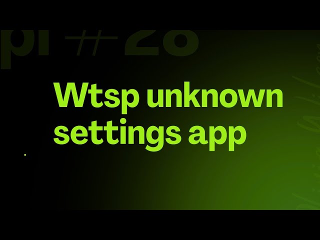 WhatsApp Unknown Settings band  Kaise Kare. Wtsp data chori hone se bachaye settings
