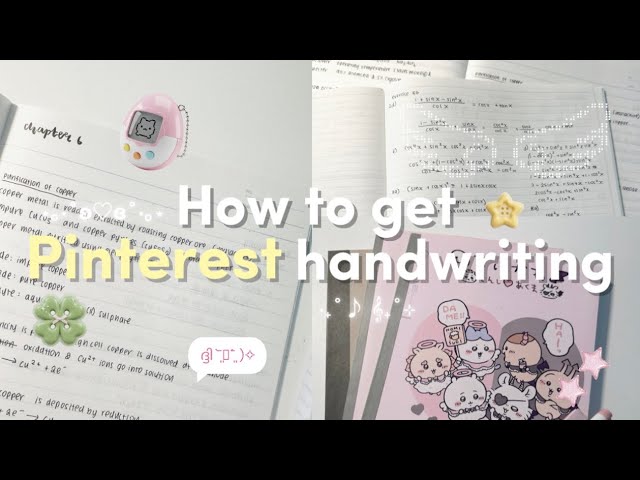 How to get PINTEREST handwriting: Calligraphy tutorial and tips
