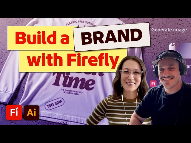 How to Turn a Brand Idea Into Realistic Product Mockups using Adobe Firefly