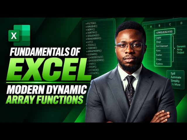 Modern Dynamic Array Functions