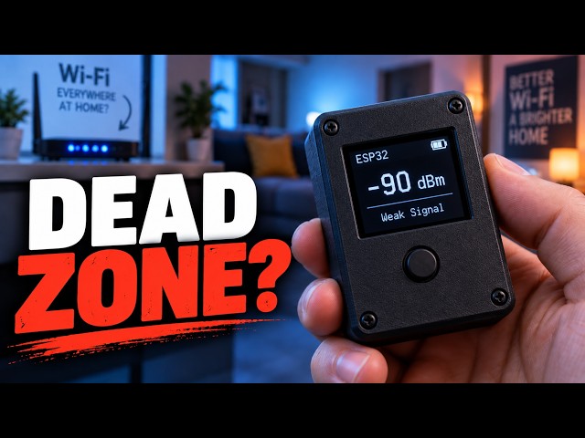 I Built a Wi-Fi Dead Zone Finder with an ESP32