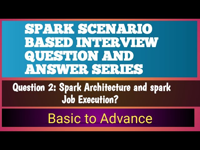 question 2 : spark scenario based interview question and answer | spark architecture?