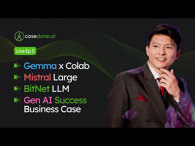 Gemma x Colab, Mistral Large, BitNet, and Gen AI Success Business Case