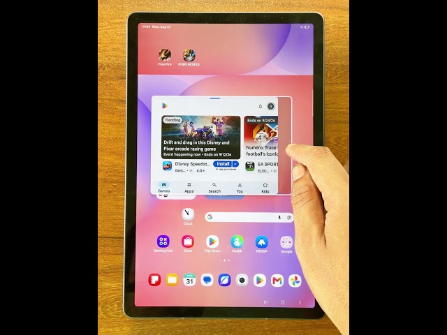 Use Floating Window on Galaxy Tab S10 Lite
