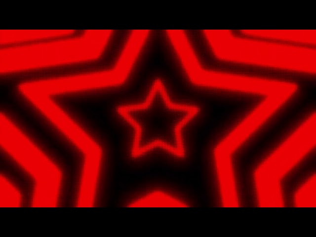 Black and Red Y2k Neon LED Lights Star Background || 1 Hour Looped HD