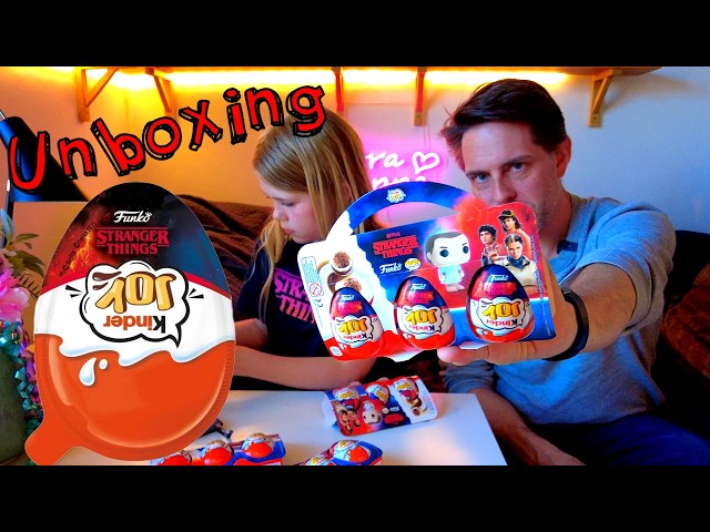 Stranger Things Kinder ägg unboxing 🥚