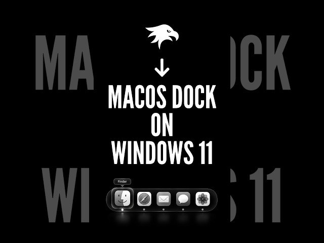 👨‍💻This tool makes Windows 11 feel a lot more like macOS #techtips #windows11 #macos #windhawk