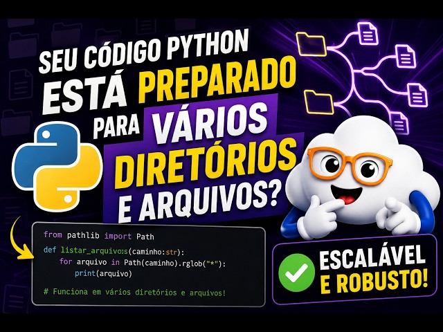 Seu código Python está preparado para lidar com vários diretórios e arquivos?