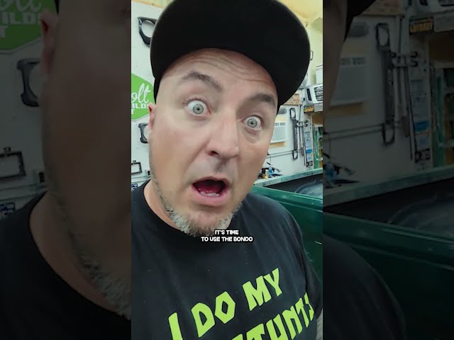 What Smells Worse? Bondo VS Gear Oil  #mechanic #automobile #truck #car #howto #diy