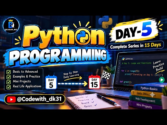 Day 5 Function & File Handling