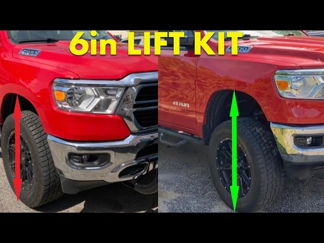 How to Install 6” Lift Kit Rough Country 2020 RAM 1500 Install in your Driveway no Lift! Easy
