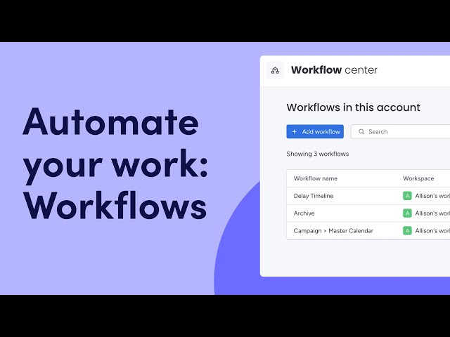 Automate your work: Workflows | monday.com tutorials