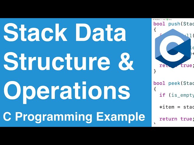 Stack Data Structure And Operations | C Programming Example