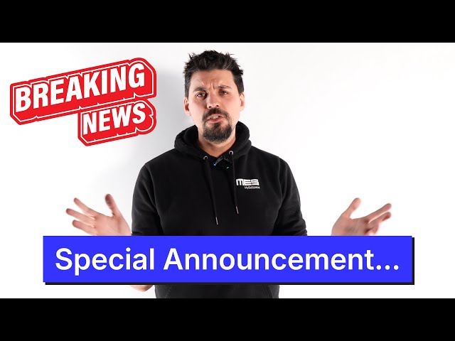 I have an announcement to make...