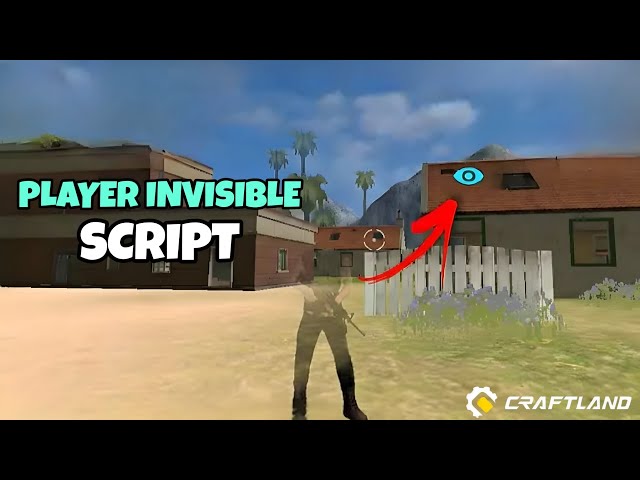 PLAYER INVISIBLE SCRIPT CREATE/MAKE || IN CRAFTLAND OB52 || #craftland #script #freefire