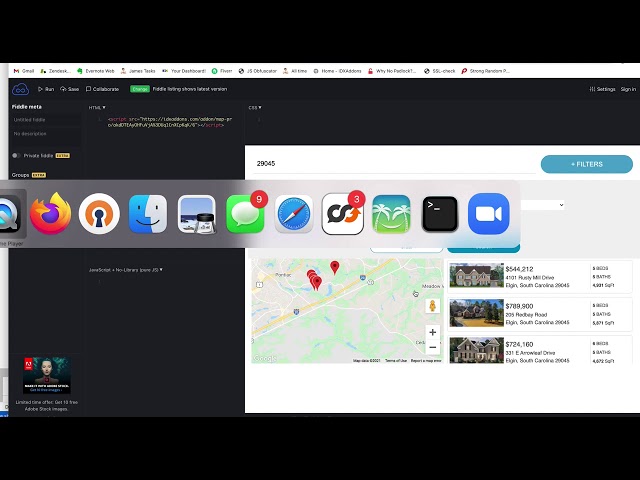 IDX Broker Google Map Widget Pro for WIX, WordPress, SquareSpace, Duda, PureIDX websites