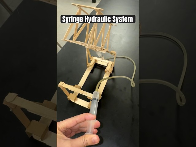 Syringe Hydraulic System #Stem activity  | #Science #howto