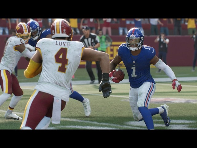 New York Giants vs Washington Commanders - NFL Week 5 2026 Full Game Highlights - Madden 27 Sim