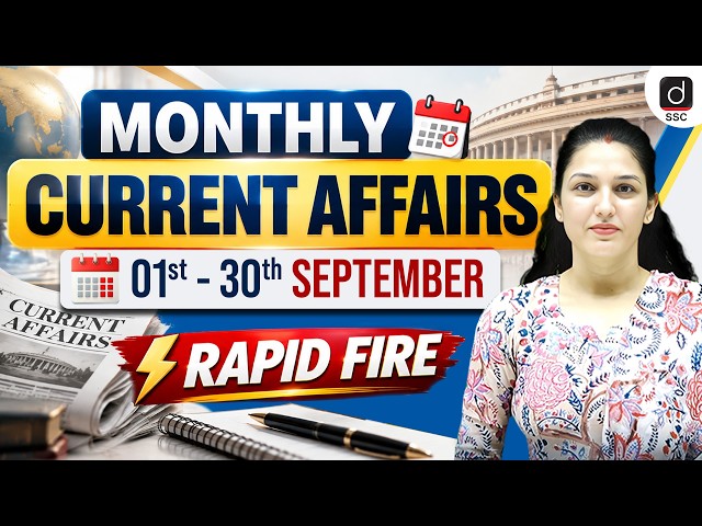 Monthly Current Affairs 01st - 30th September 2026 | Current Affairs 2026 | by Namu Ma'am