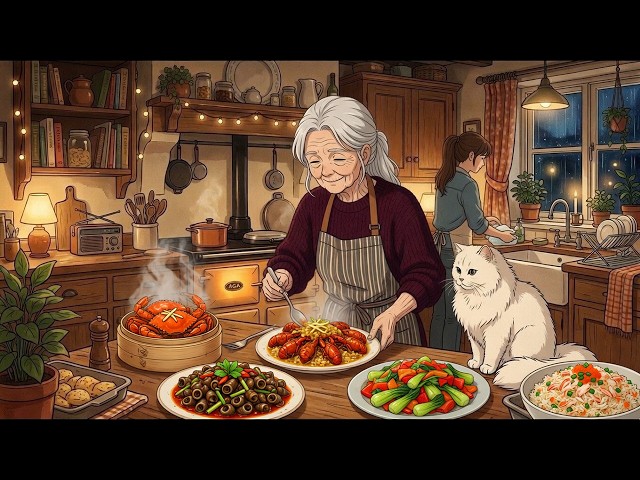 Countryside Life 🍃 Cooking with Grandma Together | Ghibli Style Video