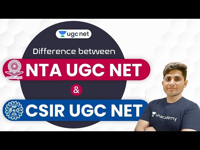 NTA UGC NET | CSIR UGC NET | Difference Between NTA UGC & CSIR UGC | by Shiv Sir