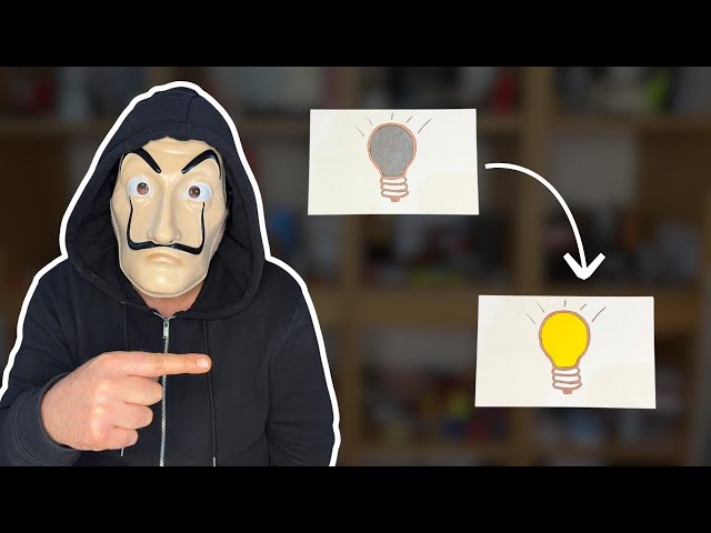 LIGHT BULB TURN ON TURN OFF 🪄💡Card Trick Tutorial