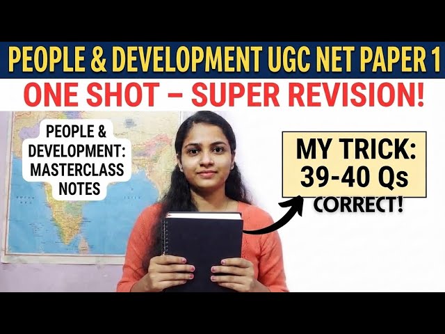People and development one shot super revision! Ugc net jrf dec 2026! Most repeated pyq and easyunit