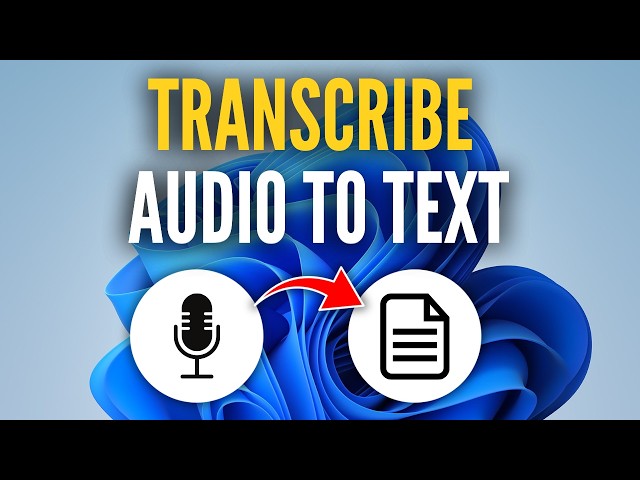 How To Transcribe Audio To Text For Free No Download