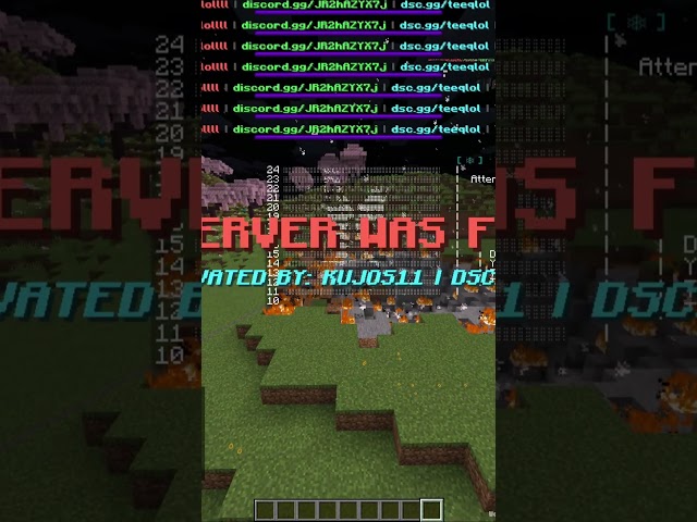 Griefing several private smp projects #smp #griefing #minecraft #shorts #trolling