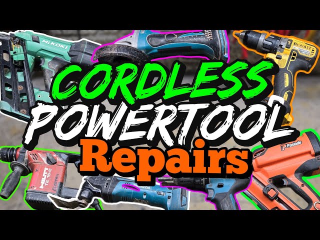 Cordless powertool repairathon. Fixing all sorts of cordless tools.