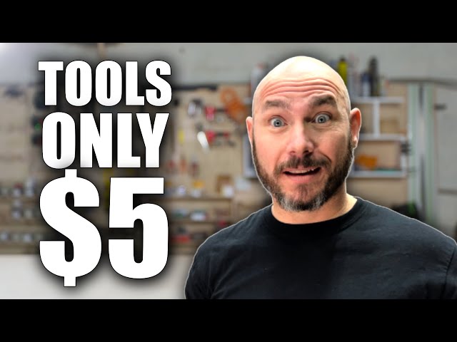 5 MUST HAVE Woodworking Tools Under $5 (in Under 5 Minutes)