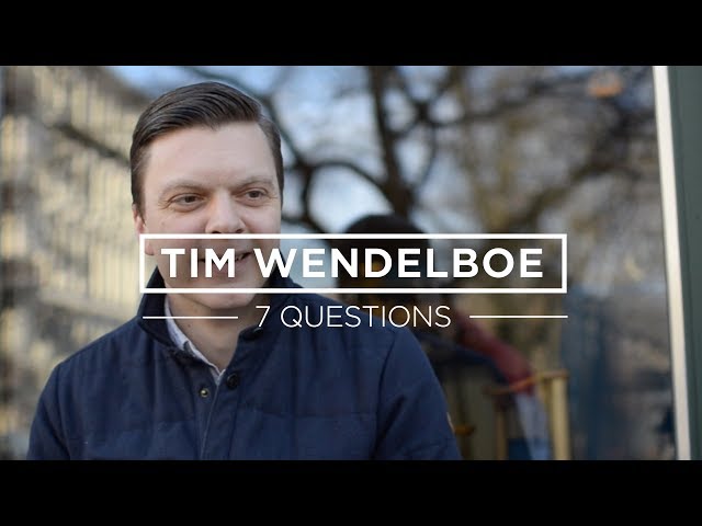 7 Questions for Tim Wendelboe