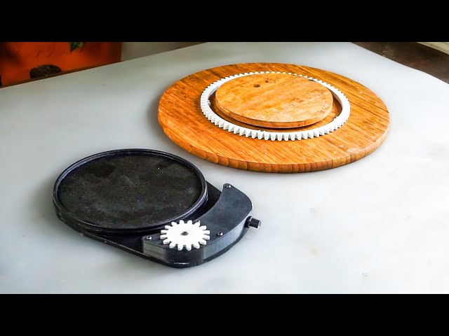 DIY Rotating Display Stand -  It can be added or removed from the motor.
