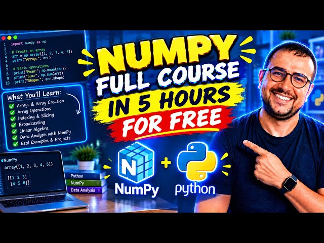NumPy Bootcamp For FREE