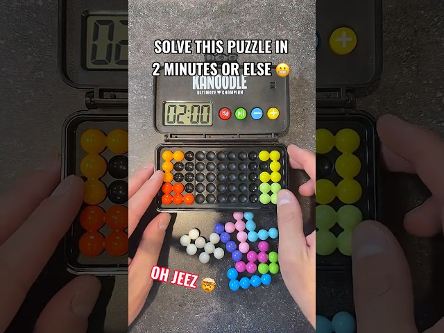 Solve This VERY Difficult Puzzle in 2 Minutes OR ELSE 😬