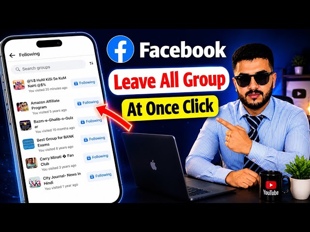 how to leave all facebook groups at once 2028