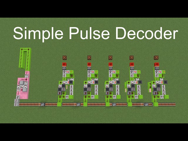 Pulse Decoder Tutorial || Instant Long Distance Redstone