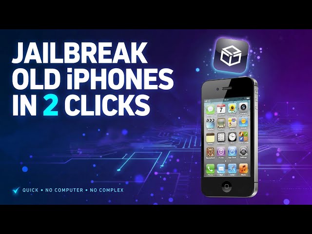 JAILBREAK ANY OLD IPHONE IN 2 CLICKS(2026 METHOD) 