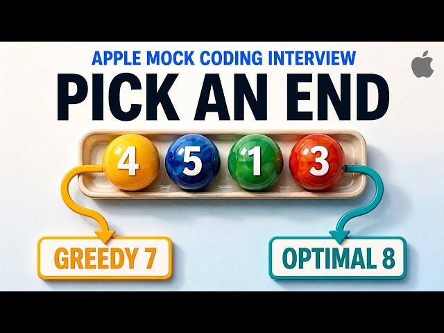 Apple Mock Coding Interview - Medium Difficulty - No Hire