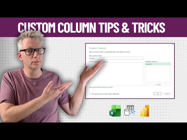 These 5 Custom Column Tricks Make Power Query Easier