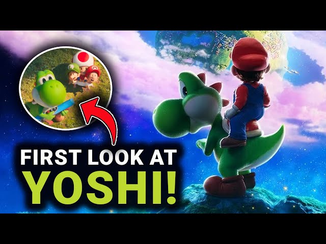 FIRST LOOK at Yoshi in Super Mario Galaxy Movie Trailer!