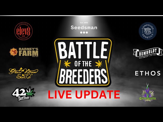 BATTLE OF THE BREEDERS UPDATE-NAME THE STRAIN SELECTION FOR ELEV8- BABY YODA x NERDS ROPE!