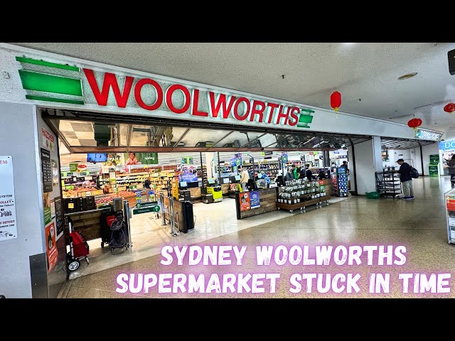 A Sydney Woolworths Supermarket Stuck in Time