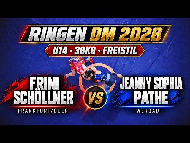 DM 2026 Ringen U14 | 38KG FW | Frini Schöllner (Frankfurt/Oder) vs Jeanny Sophia Pathe (Werdau)