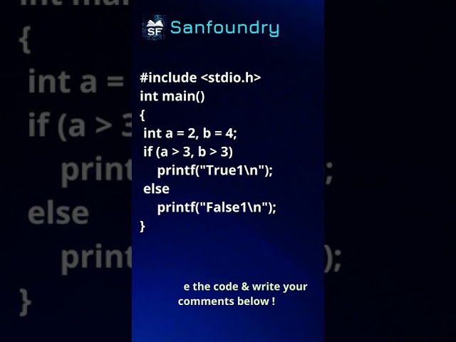 C Language Problem 22 | Sanfoundry | #Shorts