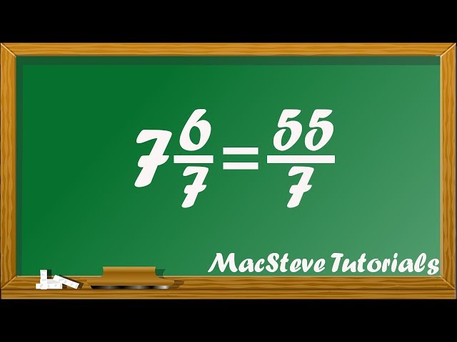 Mixed numbers and improper fractions explained