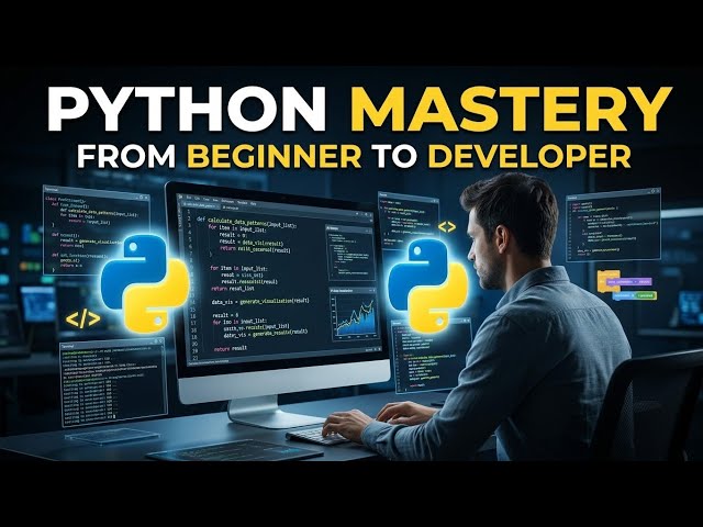 🐍🔥 PYTHON MASTERY — BEGINNER TO DEVELOPER
