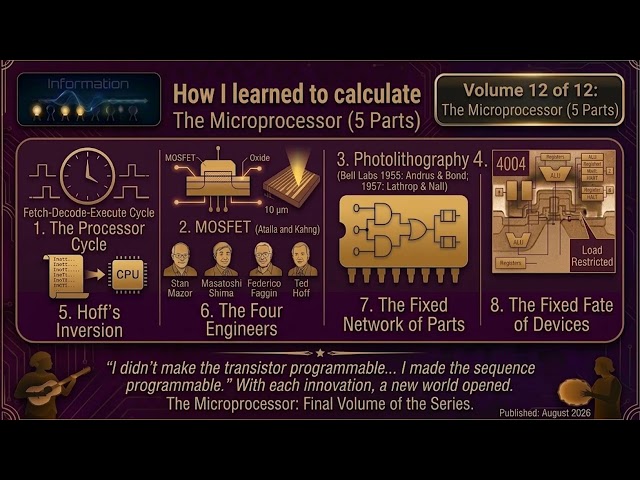 🎵 12/12 — How I Learned to Calculate — My Story — The Microprocessor (5 Parts)